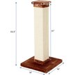 Show in main carousel: Frisco 33.5-in Sisal Cat Scratching Post, Brown slide 2 of 7