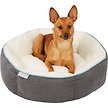 Show in main carousel: Frisco Sherpa Hexagon Bolster Cat & Dog Bed, Gray, Small slide 5 of 8