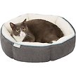 Show in main carousel: Frisco Sherpa Hexagon Bolster Cat & Dog Bed, Gray, Small slide 6 of 8