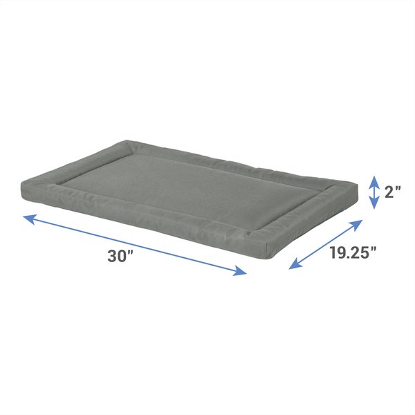 Show full view: Frisco Dog Crate Mat, Dark Gray, 30-in slide 4 of 8