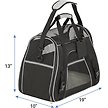 Show in main carousel: Frisco Basic Dog & Cat Carrier Bag, Black, Gray Trim, Medium/Large slide 2 of 9