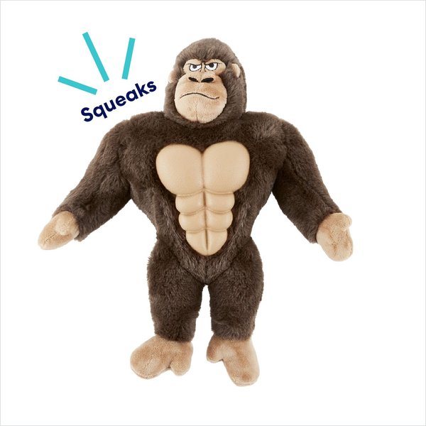Show full view: Frisco Muscle Plush Squeaking Gorilla Dog Toy slide 3 of 7
