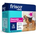 Frisco Disposable Female Dog Diapers, X-Large, 12 count