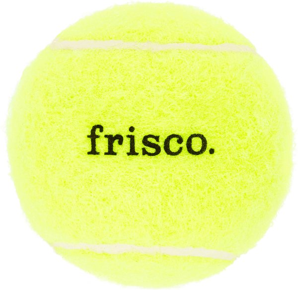 Frisco Fetch Squeaking Colorful Tennis Ball Dog Toy, 3-Pack