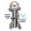 Show in main carousel: Frisco Bungee Plush Squeaking Sloth Dog Toy slide 3 of 8