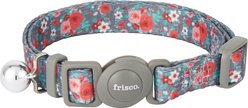 Frisco Rose Polyester Breakaway Cat Collar with Bell, 8 to 12-in neck, 3/8-in wide