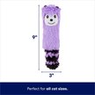 Show in main carousel: Frisco Plush Kicker Cat Toy, Purple Raccoon slide 2 of 6