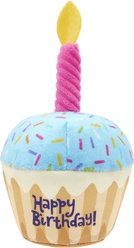 Frisco Birthday Cupcake Plush Squeaky Dog Toy