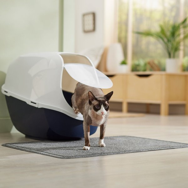 Show full view: Frisco Rectangular Cat Litter Mat, Grey, Large slide 3 of 5