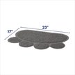 Show in main carousel: Frisco Paw Shaped Cat Litter Mat, Grey slide 2 of 5