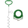 Frisco Easy Grip Stake with Tie Out Cable, Large, 9.1-m