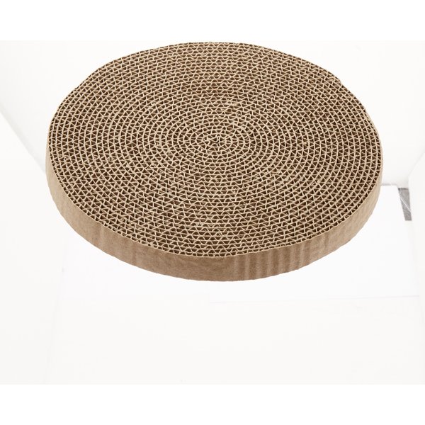 Round cardboard cat scratcher hot sale refills