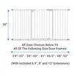Show in main carousel: Frisco Steel Extra Wide Auto-Close Dog Gate, White, 30-in slide 2 of 9
