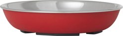 Frisco Heavy Duty Non-Skid Saucer Cat Bowl, 1 Cup, Red