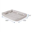 Show in main carousel: Frisco Gray Basket Weave Dog Crate Mat, 24-in slide 2 of 7