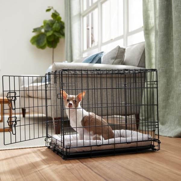 Show full view: Frisco Gray Basket Weave Dog Crate Mat, 24-in slide 6 of 7