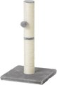 Frisco 21-in Sisal Cat Scratching Post with Toy, Gray
