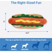 Show in main carousel: Frisco Hotdog Plush Squeaky Dog Toy slide 2 of 5