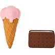 Show in main carousel: Frisco Ice Cream Sandwich & Ice Cream Cone Latex Squeaky Dog Toy, 2 count slide 2 of 5
