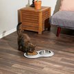 Show in main carousel: Frisco Double Stainless Steel Pet Bowl with Silicone Mat, Light Gray, Small:1.5 Cup slide 6 of 8