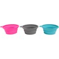 Frisco Silicone Collapsible Travel Bowl Set, 3 Count, 1.5 Cup