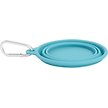 Show in main carousel: Frisco Silicone Collapsible Travel Bowl with Carabiner, 1.5 Cup, Teal slide 4 of 7