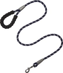 Frisco Rope Dog Leash with Padded Handle, 5-ft long, Blue