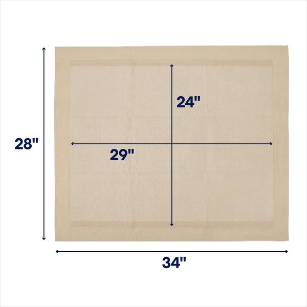 Show full view: Frisco X-Large Eco-Conscious Dog Training & Potty Pads, 28 x 34-in, Unscented, 40 count slide 3 of 10