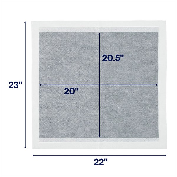 Show full view: Frisco Charcoal Dog Training & Potty Pads, 22 x 23-in, Unscented, 50 count slide 3 of 10