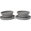 Show in main carousel: Frisco Travel Collapsible Silicone Dog & Cat Bowl, Gray, Medium: 3 cup slide 1 of 8
