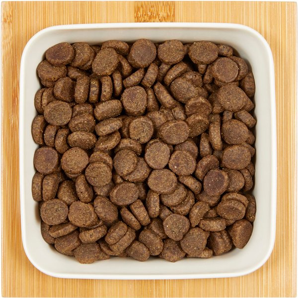 Show full view: Frisco Square Melamine Dog & Cat Bowl with Bamboo Stand, 1.25 Cup slide 4 of 8