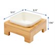Show in main carousel: Frisco Square Melamine Dog & Cat Bowl with Bamboo Stand, 1.25 Cup slide 6 of 8