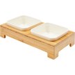 Show in main carousel: Frisco Square Melamine Dog & Cat Bowl Set with Bamboo Stand, 2.5 Cup slide 1 of 8