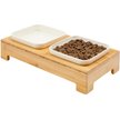 Show in main carousel: Frisco Square Melamine Dog & Cat Bowl Set with Bamboo Stand, 2.5 Cup slide 7 of 8