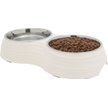 Show in main carousel: Frisco Stainless Steel Double Dog Bowls with Melamine Stand, Medium: 3 cup slide 2 of 6
