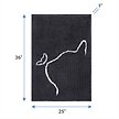Show in main carousel: Frisco Microfiber Chenille Cat Silhouette Litter Mat, Gray slide 2 of 7