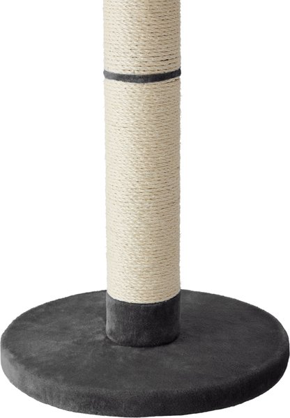 Show full view: Frisco 35-in Heavy Duty Sisal Cat Scratching Post with Toy, Dark Charcoal slide 5 of 8