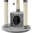 Show in main carousel: Frisco 59.5-in Heavy Duty Faux Fur Cat Tree & Condo, Gray slide 6 of 8
