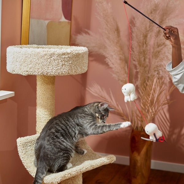 Show full view: Frisco Zoomies & Chill Popcorn Teaser Cat Toy slide 3 of 4