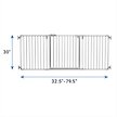 Show in main carousel: Frisco Steel 3-Panel Configurable Dog Gate, 30-in, Grey slide 2 of 8