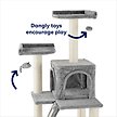 Show in main carousel: Frisco 68-in Faux Fur Cat Tree & Condo, Gray slide 3 of 6