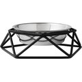 Frisco Elevated Stainless Steel Dog & Cat Bowl with Metal Stand, X-Small: 0.75 cup