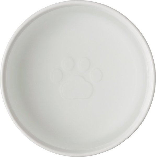 Show full view: Frisco Ceramic Water Dog & Cat Bowl with Wood Base, 4.5 Cup slide 5 of 9