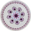Show in main carousel: Frisco Kaleidoscope Pattern Non-skid Ceramic Cat Dish, 0.5 Cup, Purple slide 4 of 7