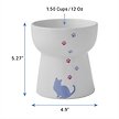 Show in main carousel: Frisco Cat Print Non-skid Elevated Ceramic Cat Bowl, Tall, 1.5 Cup slide 2 of 7