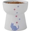 Show in main carousel: Frisco Cat Print Non-skid Elevated Ceramic Cat Bowl, Tall, 1.5 Cup slide 5 of 7