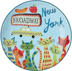 Frisco New York Non-skid Ceramic Cat Dish, 0.5 Cup