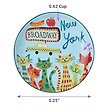Show in main carousel: Frisco New York Non-skid Ceramic Cat Dish, 0.5 Cup slide 2 of 9
