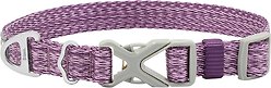 Frisco Outdoor Heathered Nylon Collar, LG, Neck: 18 -26-in, Width: 1-in, Shadow Purple