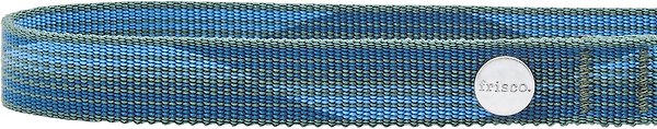 Show full view: Frisco Outdoor Woven Jacquard Nylon Dog Collar, Small - Neck: 10-14-in, Width: 5/8-in, River Blue slide 3 of 8
